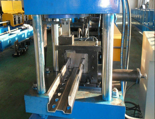 Shelf Warehouse Rack Rolling Machine With Cr 12 Quenched Cutter CE / SGS / ISO
