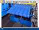 5.5kw Roof Sheet Tile Roll Forming Machine in Wall / Roof Construction Hydraulic Cutting