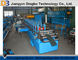 Panasonic PLC Purlin Roll Forming Machine , Metal Rolling Equipment Blue Color